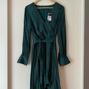GUESS Emerald Green Patterned Dress